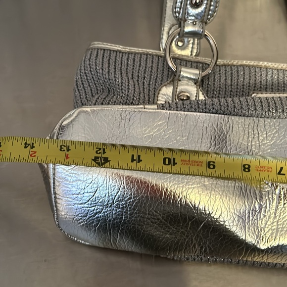 The Sak metallic knit shoulder bag purse - Picture 9 of 12